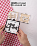 Customized Family Crossword Puzzle Ornament, Christmas Wooden Ornament | 19Gifts CF597 - 19Gifts