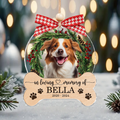 Dog Memorial Ornament, Custom Dog Photo Acrylic Ornament CF813 - 19Gifts