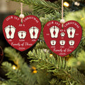 First Christmas As A Family Ornament, Personalized Two Layer Wooden Ornament CF292 - 19Gifts