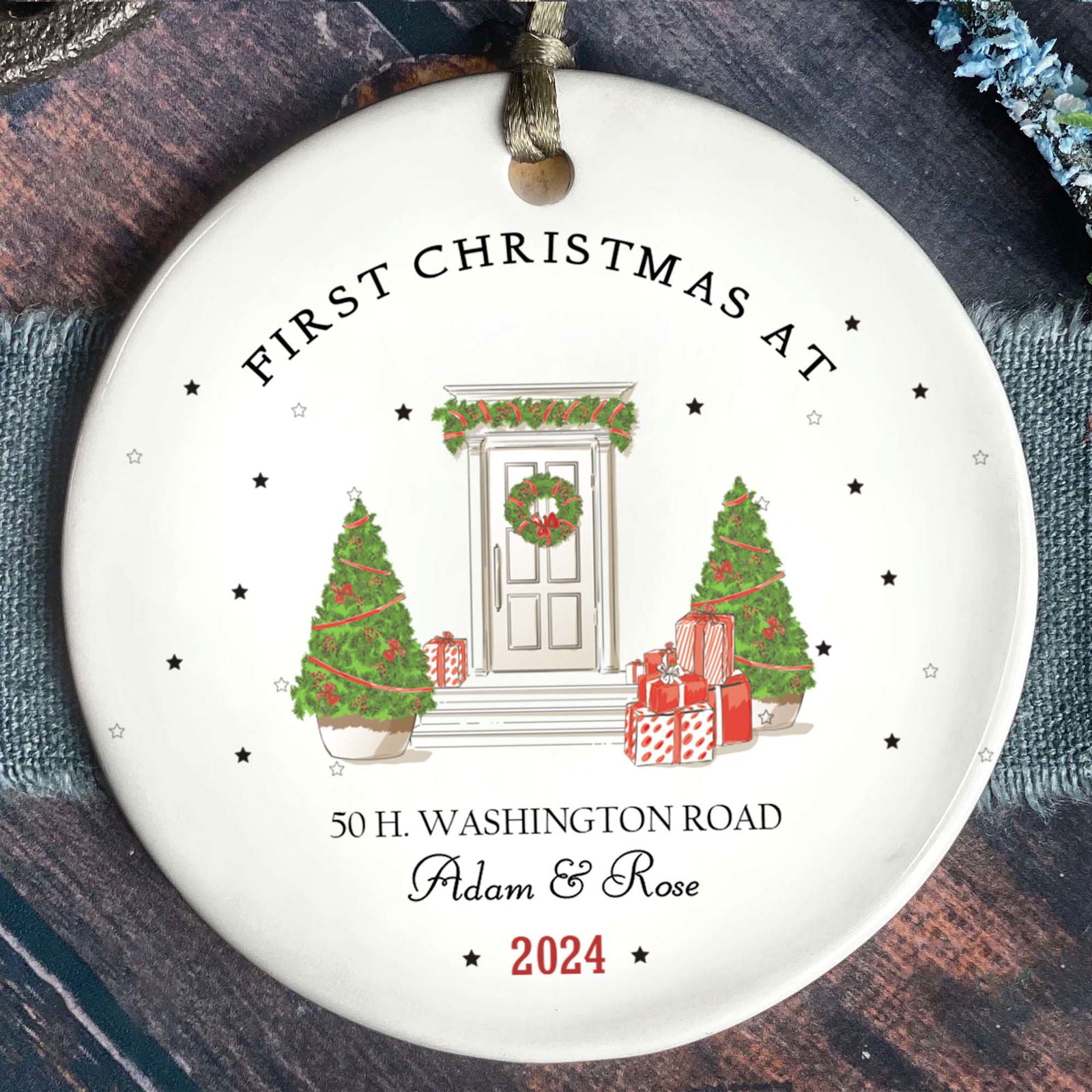 First Christmas In Our New Home Ornament, New Home Gift, New Home Tree Decoration CX06-5 - 19Gifts