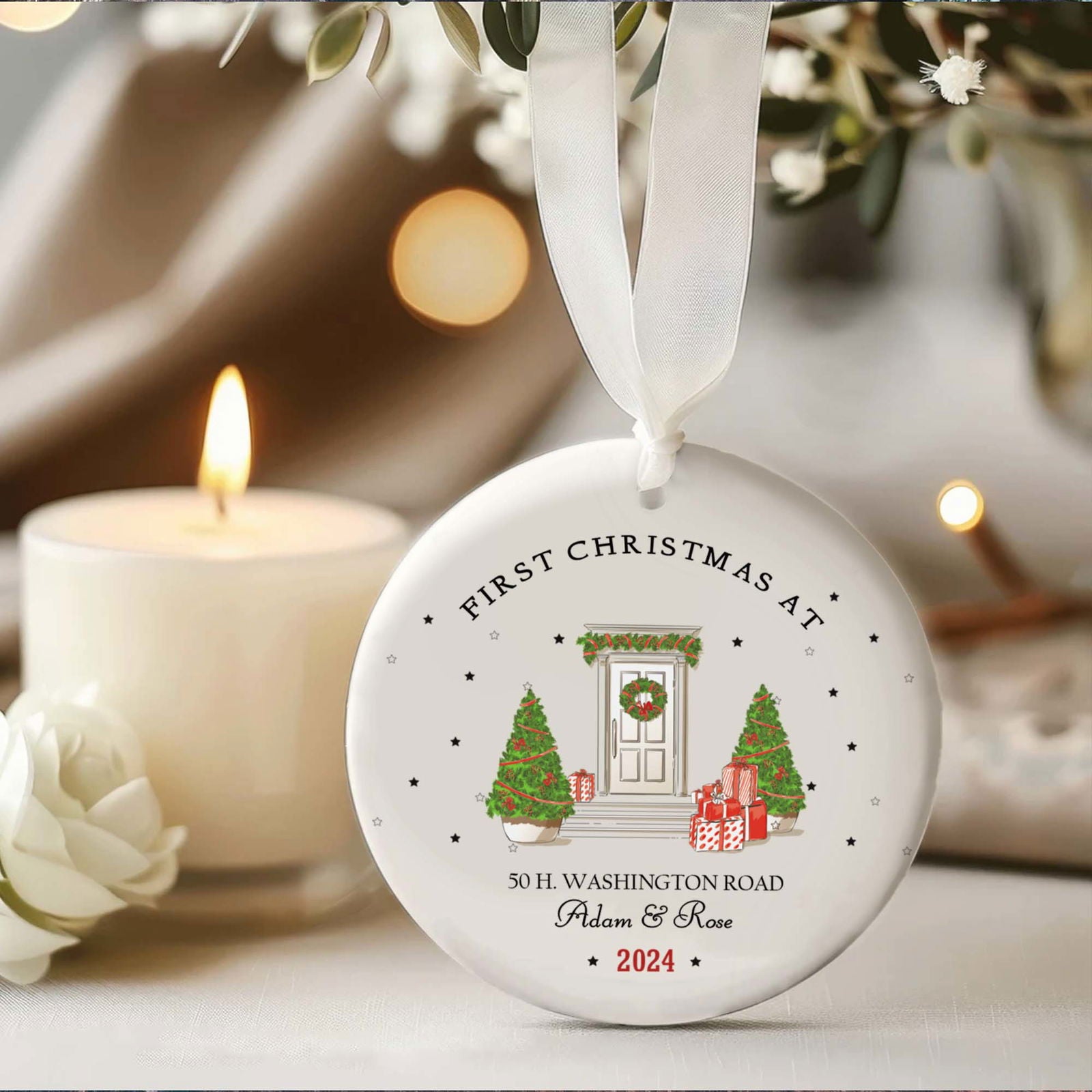 First Christmas In Our New Home Ornament, New Home Gift, New Home Tree Decoration CX06-5 - 19Gifts