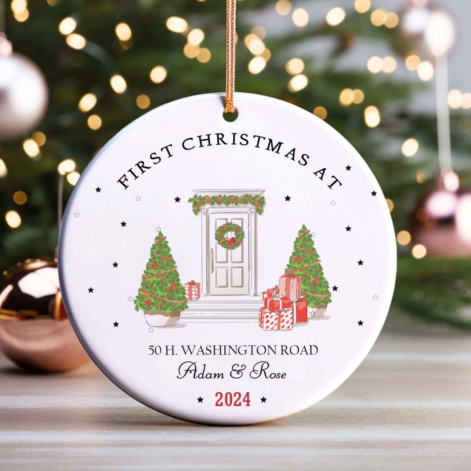 First Christmas In Our New Home Ornament, New Home Gift, New Home Tree Decoration CX06-5 - 19Gifts