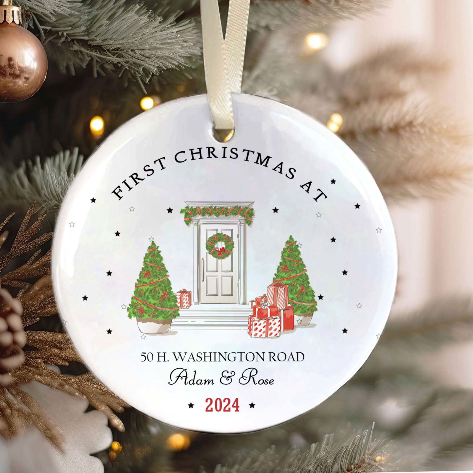 First Christmas In Our New Home Ornament, New Home Gift, New Home Tree Decoration CX06-5 - 19Gifts