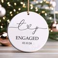 First Christmas Married Ornament, Mr Mrs Ornament Our First Christmas Ornament CX05-28 - 19Gifts