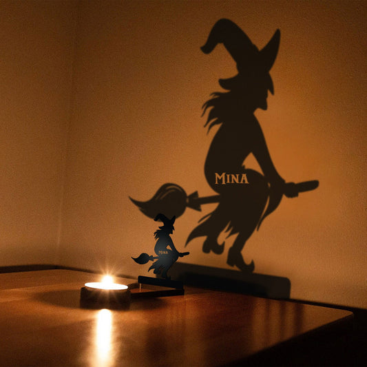 Halloween Candle Holder – Spooky Tealight Shadow Caster for Haunting Decor TV01 - 19Gifts