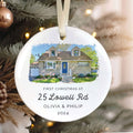 Home Tree Decoration New Home Ornament, Watercolor Photo Ornament CX06-10 - 19Gifts