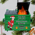 Its Fine Im Fine Everything's Fine, Funny Dumpster Fire Christmas Ornaments 2024 DP05 - 19Gifts