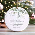 Married Ceramic Ornament 2024 Gift, Newlywed Gift, Mr & Mrs Christmas Ornament, Personalized Mr Mrs Wedding Ornament CX05-41 - 19Gifts