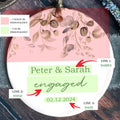 Married Ceramic Ornament 2024 Gift, Newlywed Gift, Mr & Mrs Christmas Ornament, Personalized Mr Mrs Wedding Ornament CX05-41 - 19Gifts