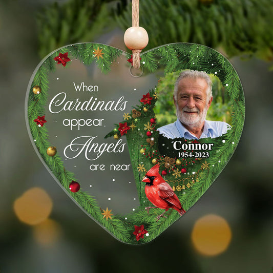 Memorial I Will Always Be With You - Personalized Photo Acrylic Ornament  CF805 - 19Gifts