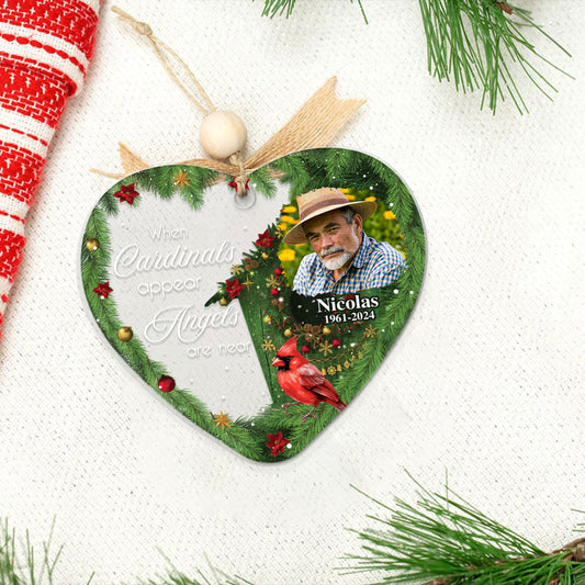 Memorial I Will Always Be With You - Personalized Photo Acrylic Ornament  CF805 - 19Gifts