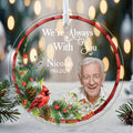 Memorial Ornament I Am Always With You - Personalized Glass Photo Ornament GX08- style 6 - 19Gifts