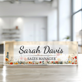 Name Plate Acrylic For Desk, Custom Employee Appreciation Gifts, Acrylic Desk Ornaments TD81-29 - 19Gifts