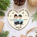 Never Want To Stop Making Memories Making With You-Personalized Couple Ornament CF707 - 19Gifts
