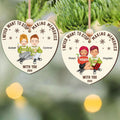 Never Want To Stop Making Memories Making With You-Personalized Couple Ornament CF707 - 19Gifts