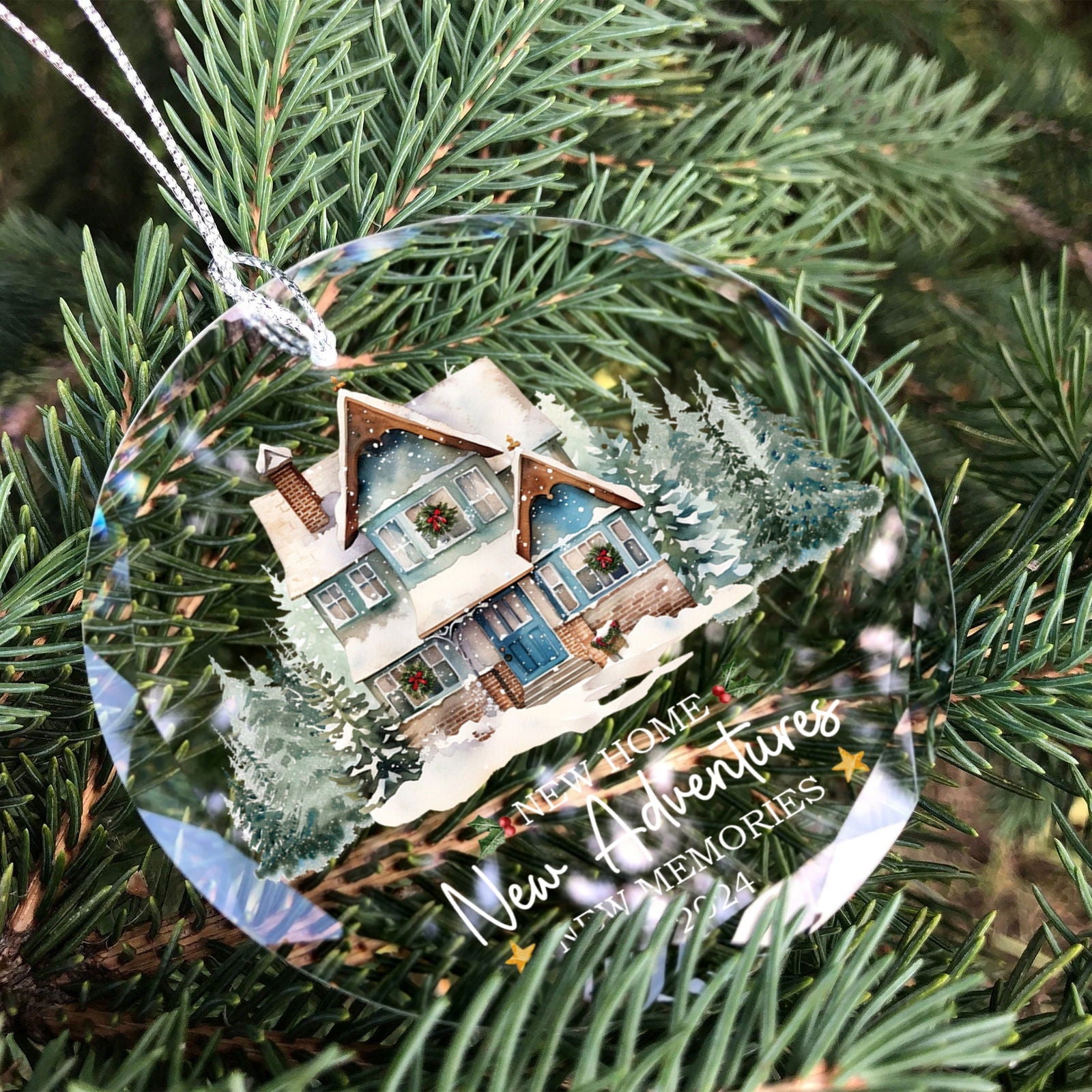 New Home New Adventures New Memories 2024, Christmas Tree Hanging Decoration GX06-9 - 19Gifts