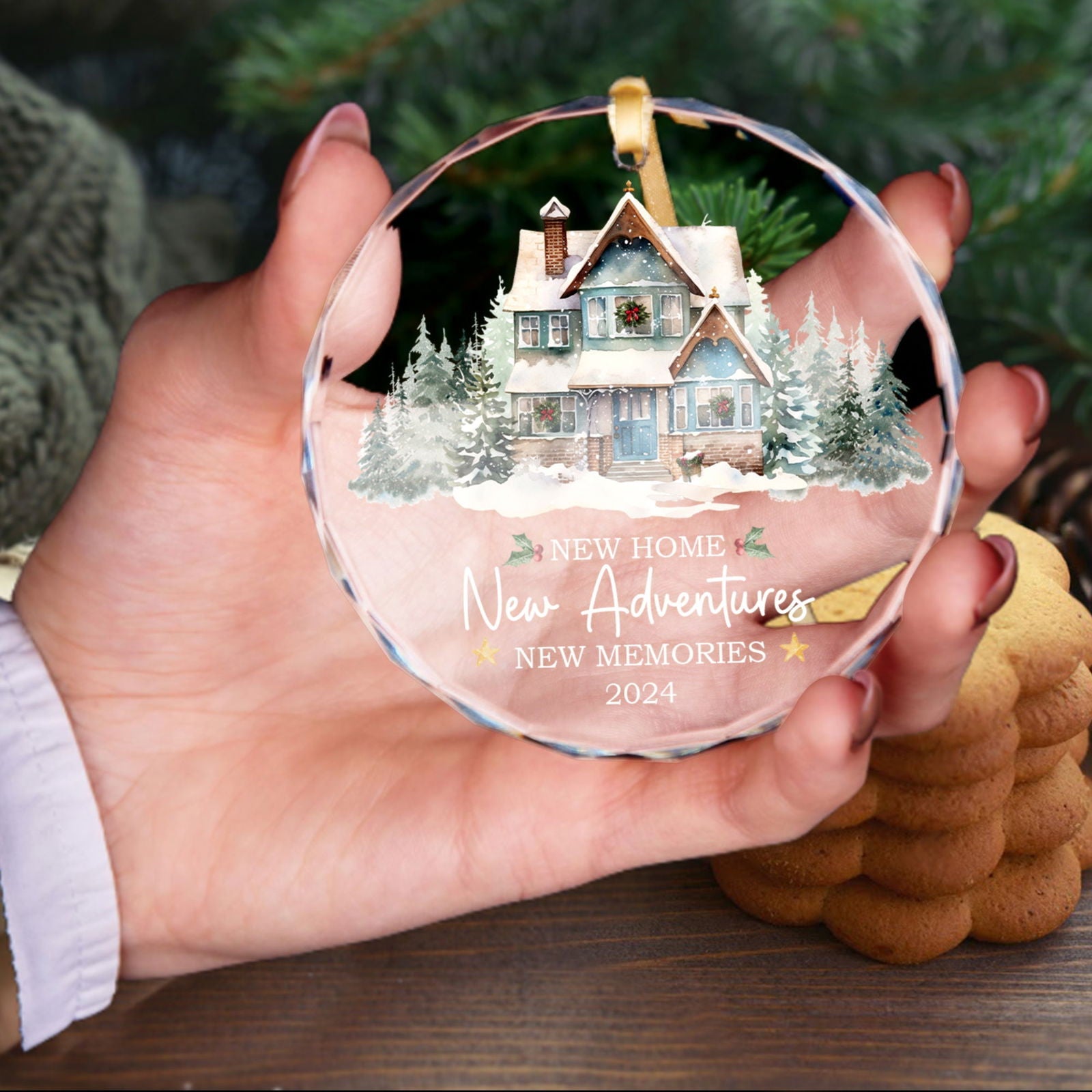 New Home New Adventures New Memories 2024, Christmas Tree Hanging Decoration GX06-9 - 19Gifts