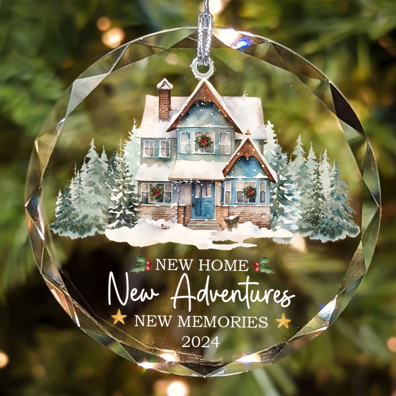 New Home New Adventures New Memories 2024, Christmas Tree Hanging Decoration GX06-9 - 19Gifts
