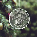New Home Personalised Frosted Christmas Ornament, New Home Gift, Christmas In New Home GX03-6 - 19Gifts