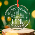 New Home Personalised Frosted Christmas Ornament, New Home Gift, Christmas In New Home GX03-6 - 19Gifts