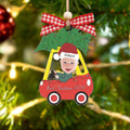 Newborn Baby Car - Personalized Photo Acrylic Ornament, 2024 Baby Christmas Ornament CF281 - 19Gifts
