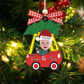 Newborn Baby Car - Personalized Photo Acrylic Ornament, 2024 Baby Christmas Ornament CF281 - 19Gifts