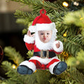 Newborn Baby Elf - Personalized Babys Photo,  First Christmas Acrylic Ornament CF282 - 19Gifts