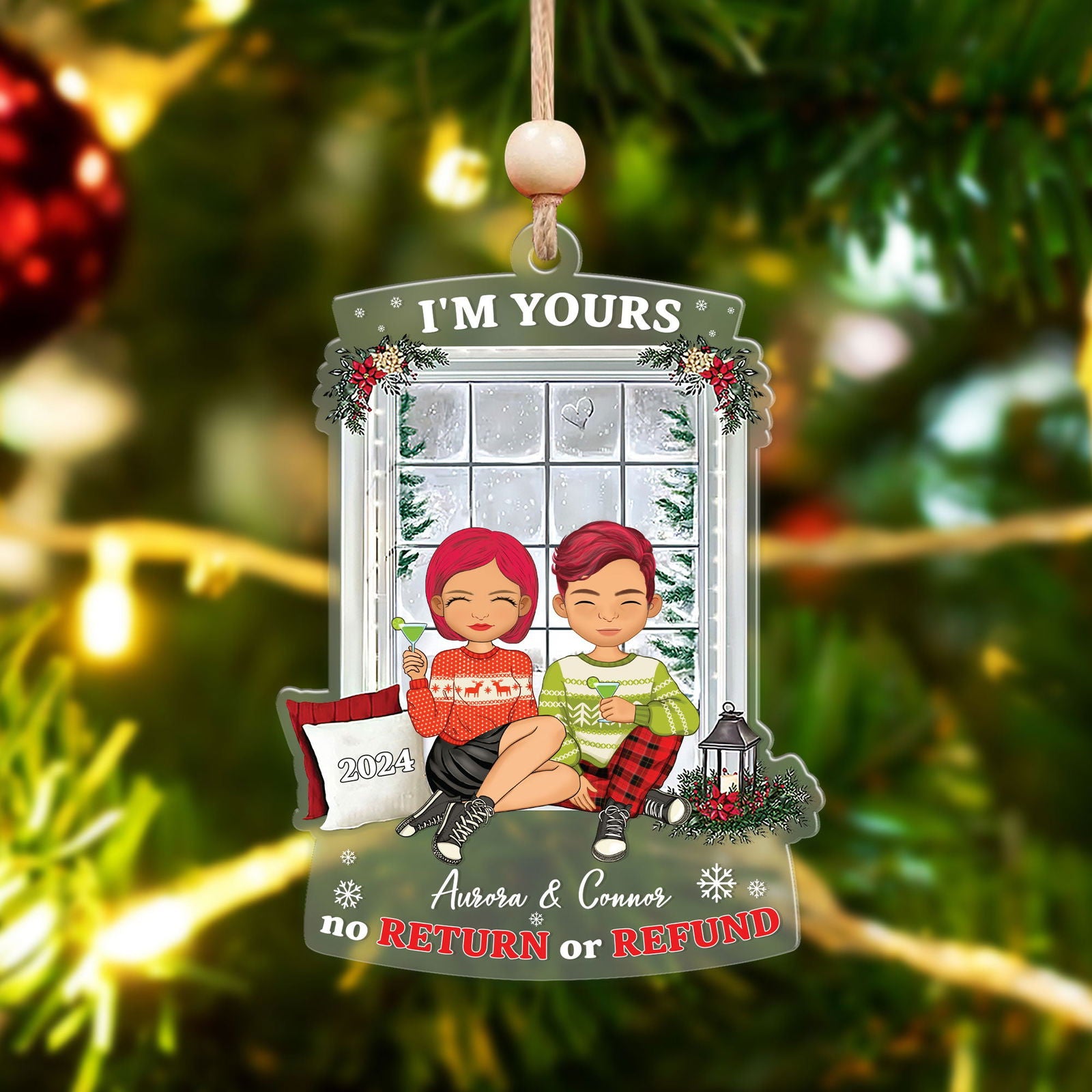 Our First Christmas Together Acrylic Ornament CF801 - 19Gifts