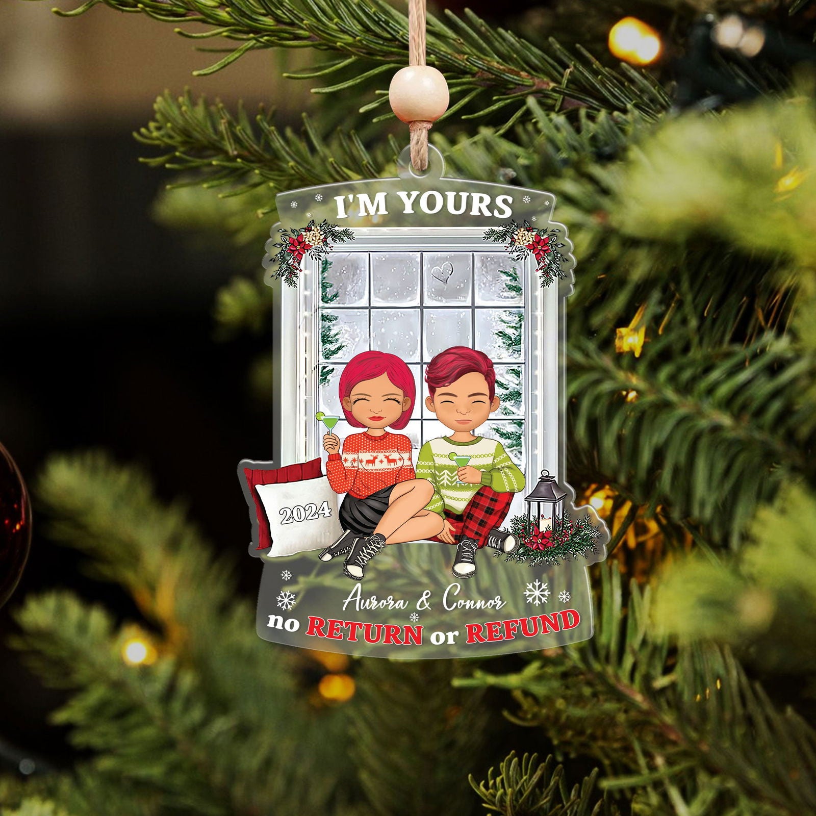 Our First Christmas Together Acrylic Ornament CF801 - 19Gifts