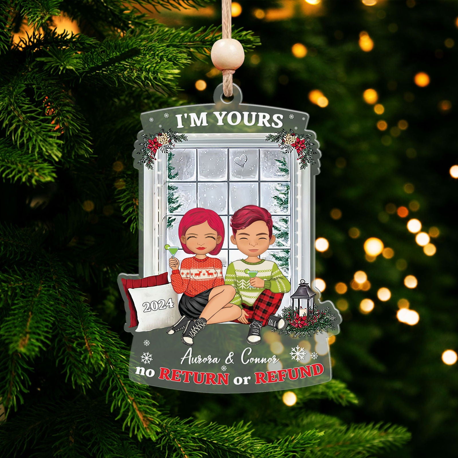 Our First Christmas Together Acrylic Ornament CF801 - 19Gifts
