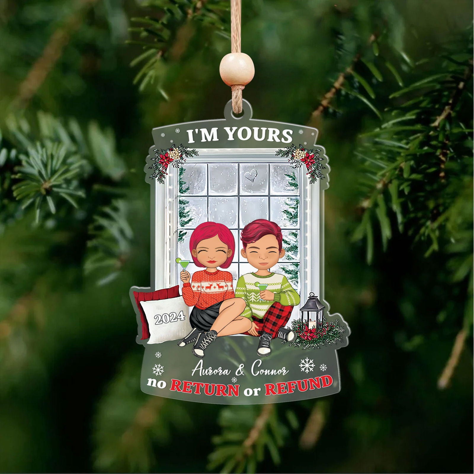 Our First Christmas Together Acrylic Ornament CF801 - 19Gifts