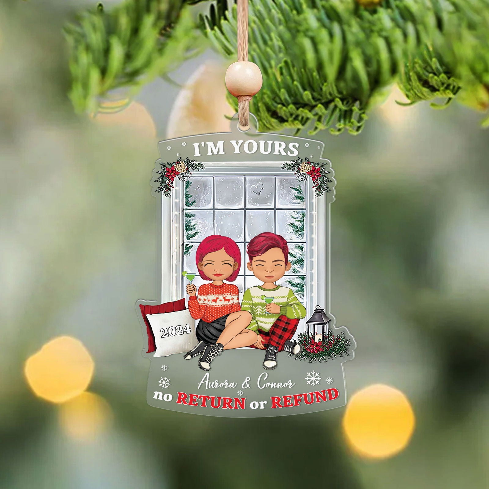 Our First Christmas Together Acrylic Ornament CF801 - 19Gifts