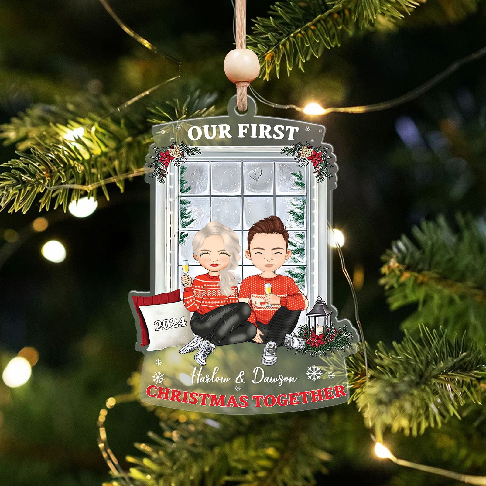 Our First Christmas Together Acrylic Ornament CF801 - 19Gifts