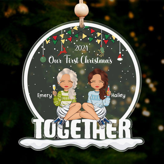 Our First Christmas Together Acrylic Ornament CF814 - 19Gifts