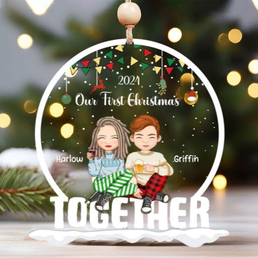 Our First Christmas Together Acrylic Ornament CF814 - 19Gifts