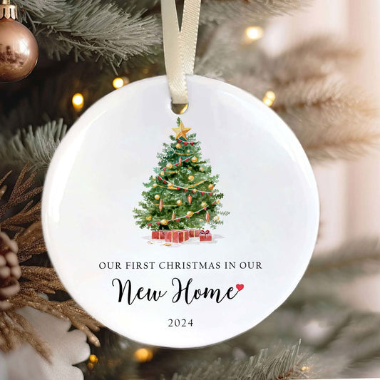 Our First Christmas in Our New Home Ornament 2024, Housewarming Gifts for New House CX06-11 - 19Gifts