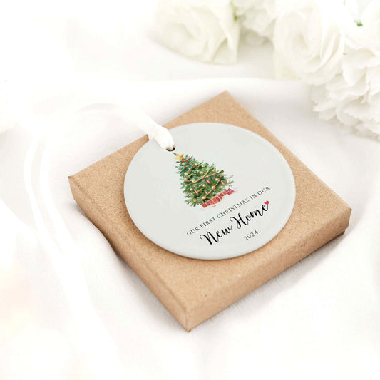 Our First Christmas in Our New Home Ornament 2024, Housewarming Gifts for New House CX06-11 - 19Gifts
