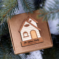 Our First Home Christmas Ornament, Agent Closing Gift For Seller, New Home Gift, Cute House Ornament, Custom Home Ornament 2024 CF43 - 19Gifts