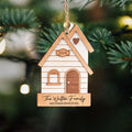 Our First Home Christmas Ornament, Agent Closing Gift For Seller, New Home Gift, Cute House Ornament, Custom Home Ornament 2024 CF43 - 19Gifts