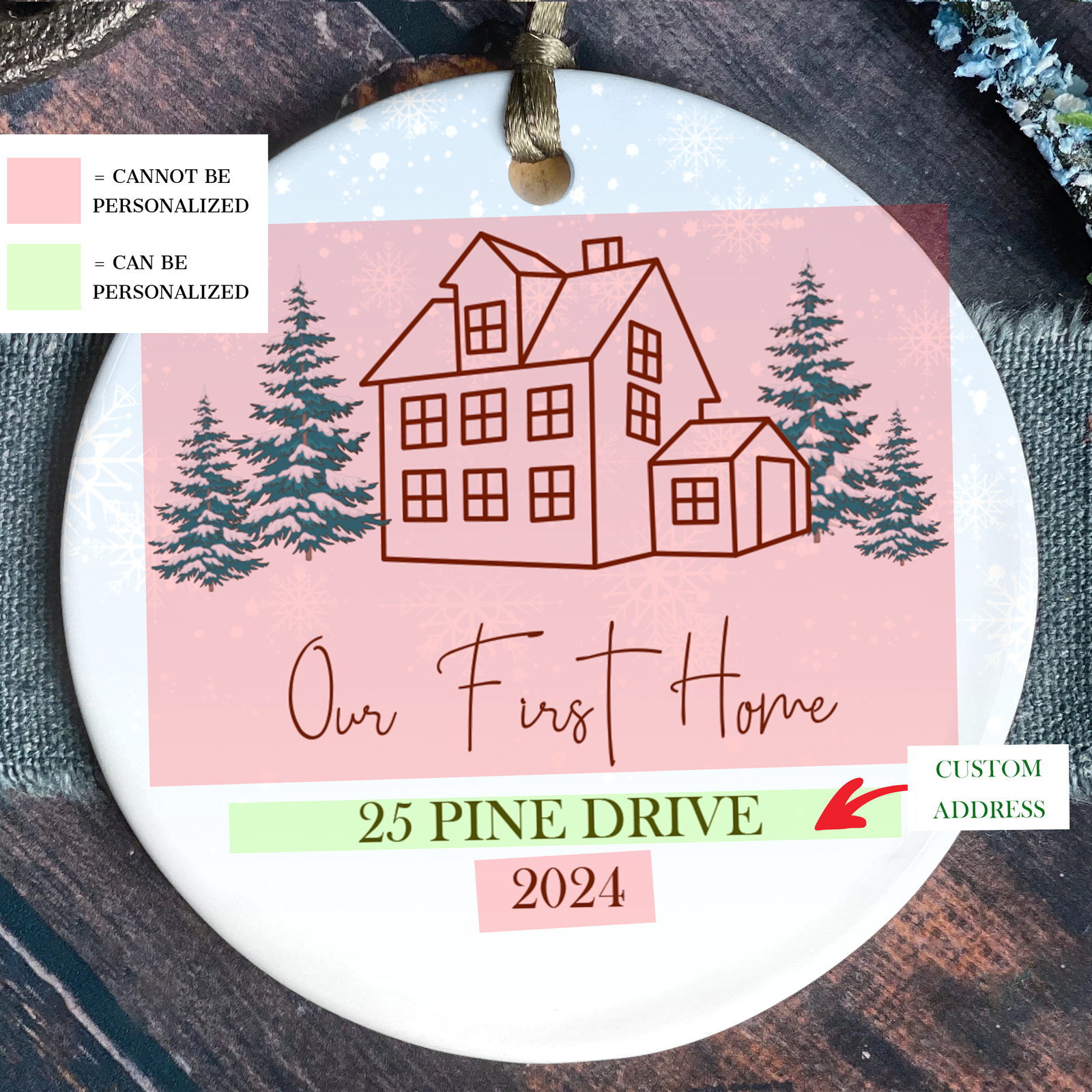 Our First Home Ornament, Housewarming Gift, Housewarming Ornament CX03-1 - 19Gifts