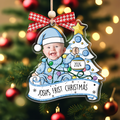Personalized Acrylic Adorable Newborn Baby Photo Christmas Ornament 2024 - First Christmas Baby Ornament Gifts, CF538 - 19Gifts