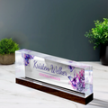 Personalized Acrylic Desk Name Plate, Custom Name Plate Acrylic For Desk TD81-26 - 19Gifts