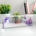 Personalized Acrylic Desk Name Plate, Custom Name Plate Acrylic For Desk TD81-26 - 19Gifts