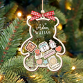 Personalized Baby 1st Christmas Ornament, Baby's First Christmas Ornament 2024, 4D Shake Baby Ornament CF329 - 19Gifts