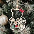 Personalized Baby 1st Christmas Ornament, Baby's First Christmas Ornament 2024, 4D Shake Baby Ornament CF329 - 19Gifts