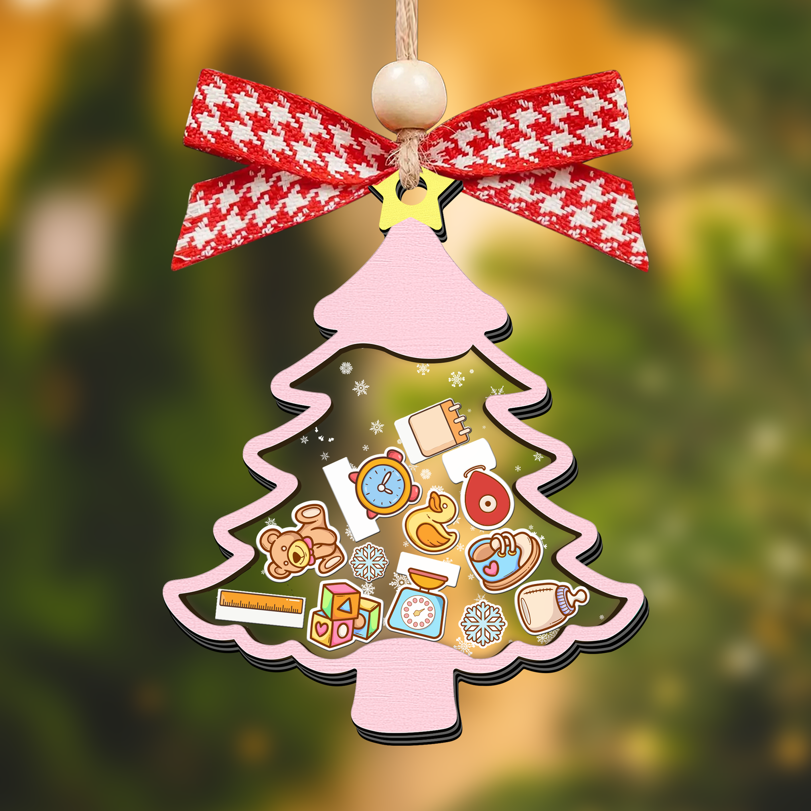 Personalized Baby 1st Shaker Christmas Ornament, New Shaker Baby Ornament CF205 - 19Gifts