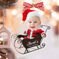 Personalized Baby Photo Acrylic Ornament - Custom Baby's First Christmas Keepsake CF539 - 19Gifts