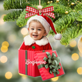 Personalized Baby Photo Christmas Ornaments, Newborn Gift 2D Acrylic Ornament CF646 - 19Gifts