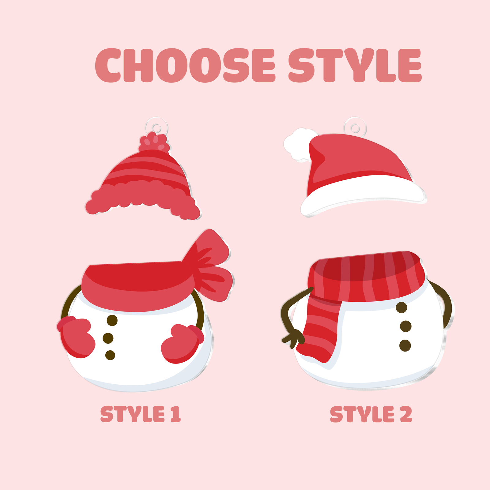 Personalized Baby Snowman Ornament, Custom Baby Face For Christmas Tree Decorations CF537 - 19Gifts