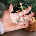 Personalized Baby's First Christmas Glass Ornament, Personalized Woodland Creatures GX02-23 - 19Gifts